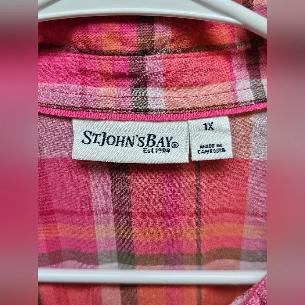 St John's Bay Shirt Sz 1X - Picture 8 of 10